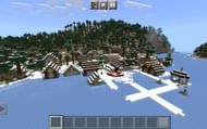 Village with a Ruined Portal (Image via Minecraft)